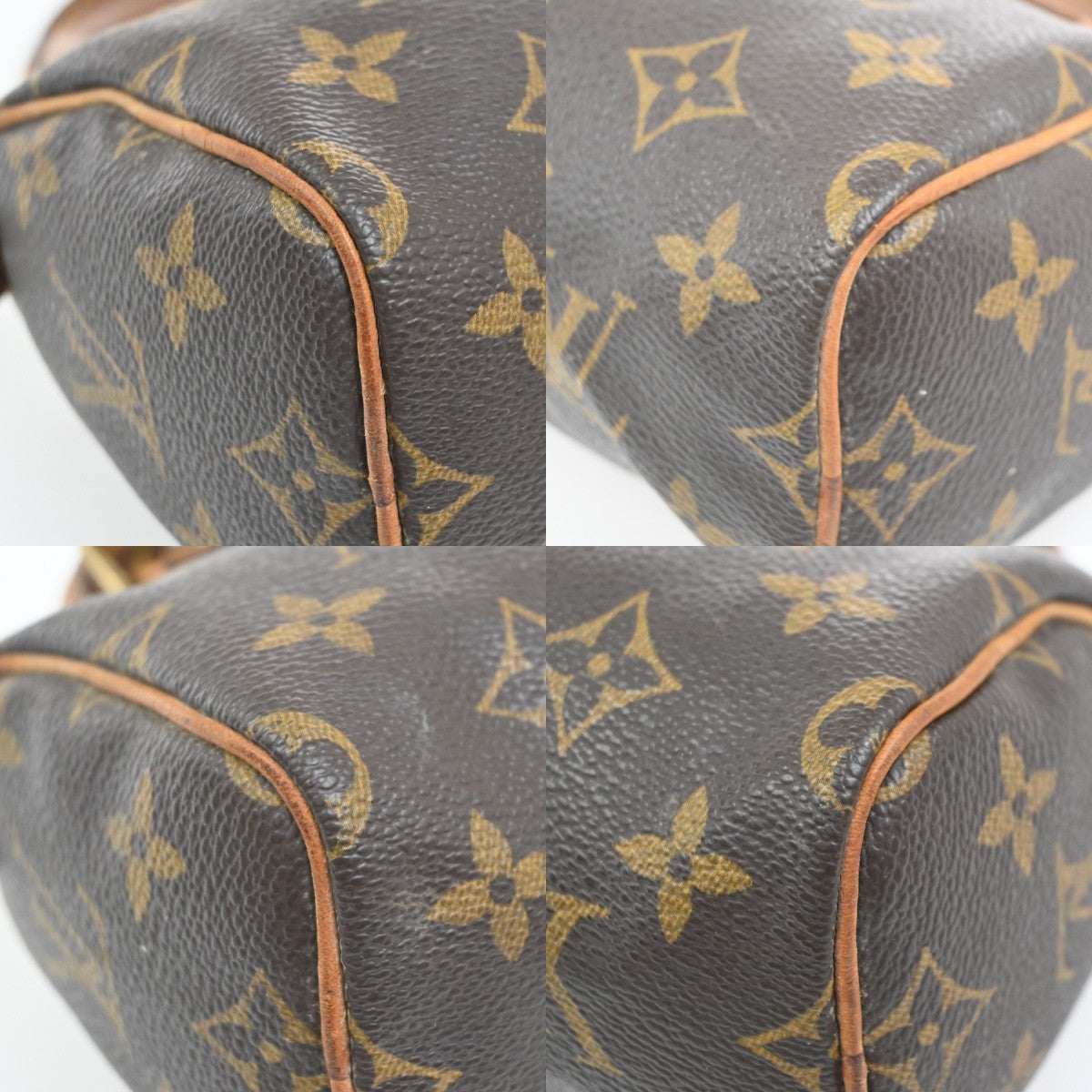 LOUIS VUITTON Mini Speedy Hand Bag Monogram Leather Brown M41534 12MA600