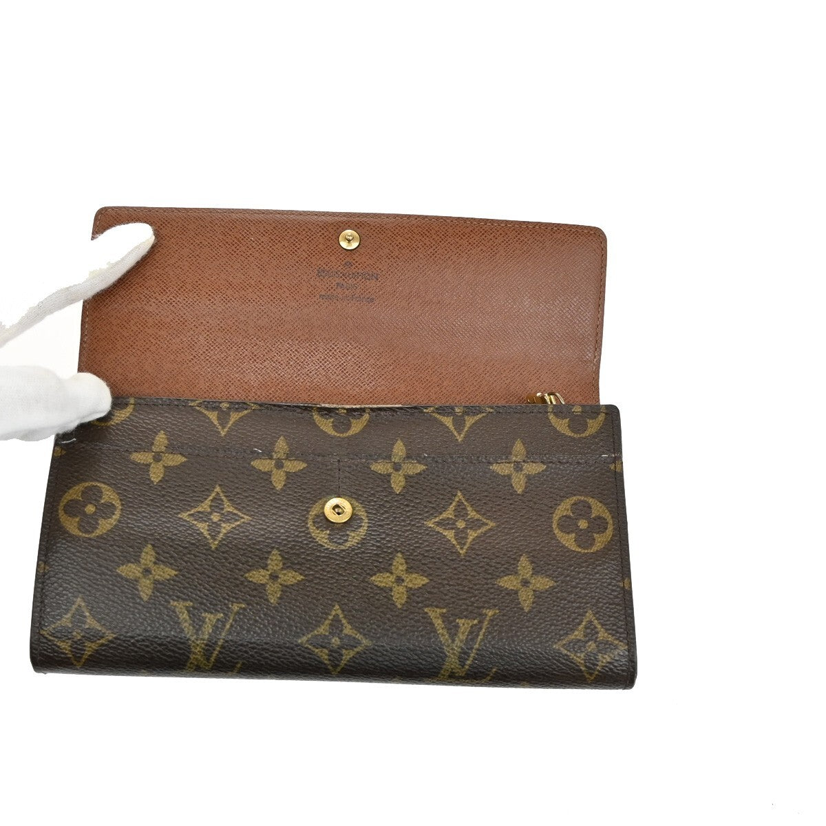 LOUIS VUITTON Portefeuille Sarah Long Bifold Wallet Monogram BN M61735 66EE179