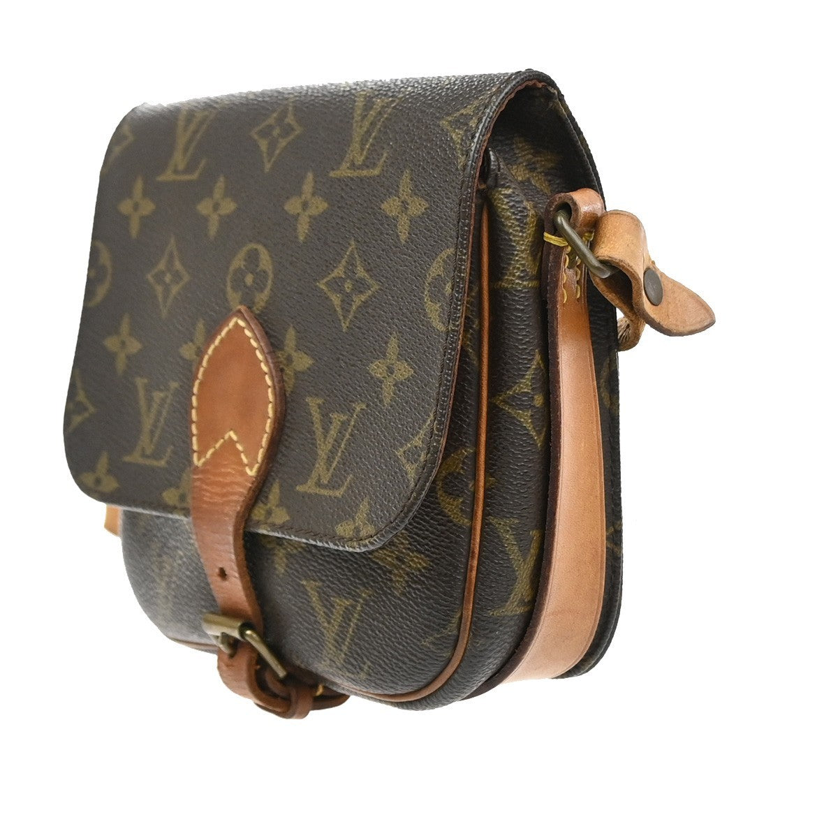 LOUIS VUITTON Mini Cartouchiere Shoulder Bag Monogram Leather BN M51254 36MA565