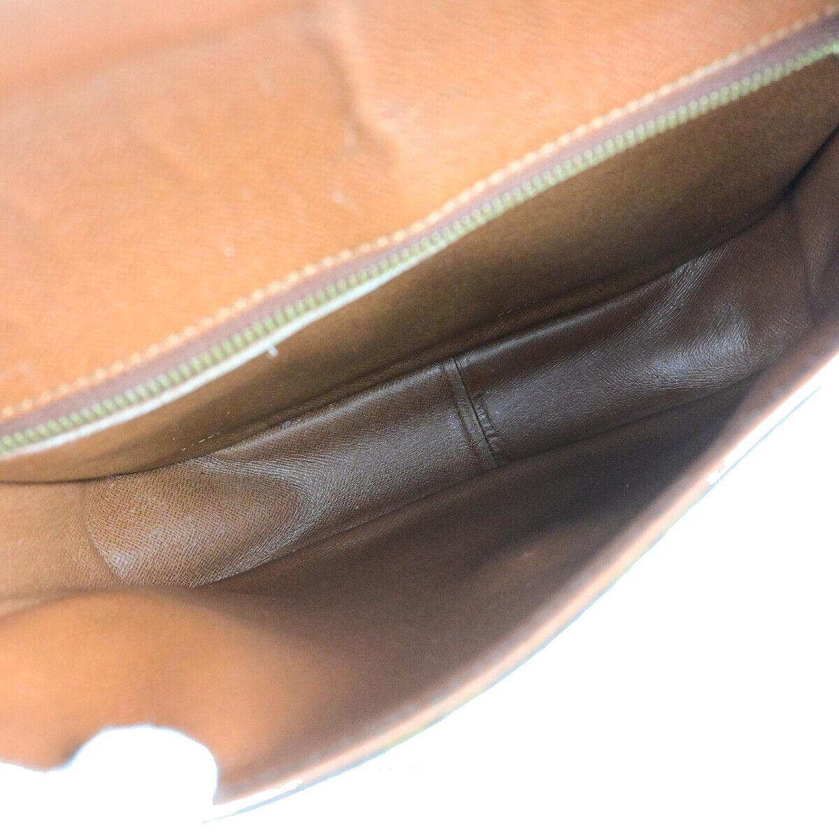 LOUIS VUITTON Saint Cloud GM Shoulder Bag Monogram Leather Brown M51242 69YG707