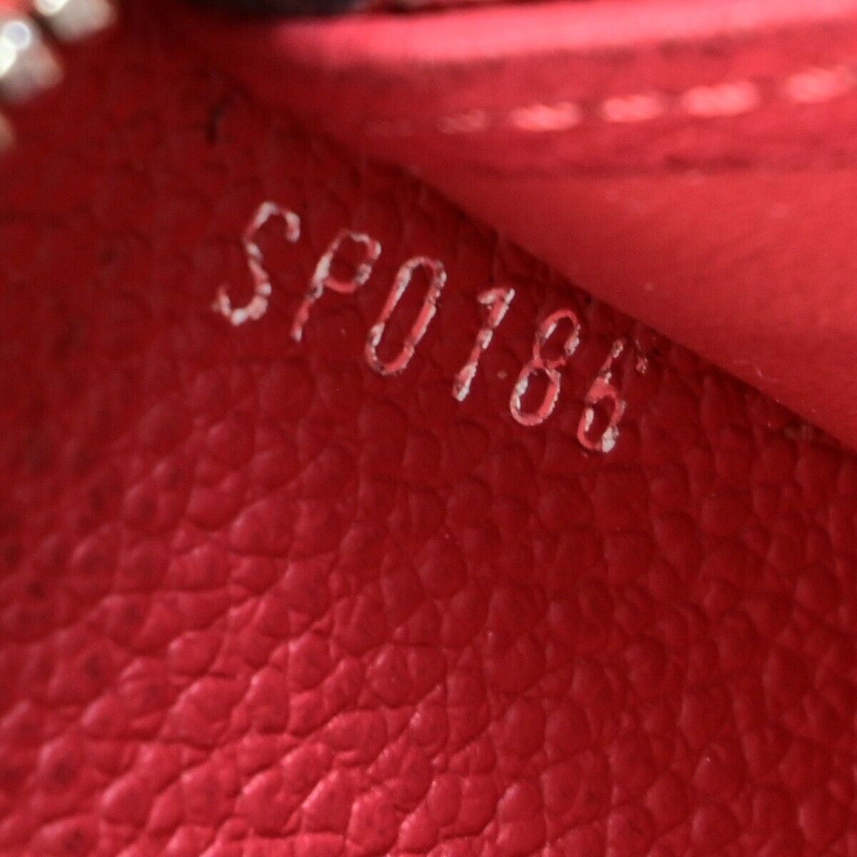 LOUIS VUITTON Long Zippy Wallet Monogram Empreinte Leather Cherry M68571 66EB325