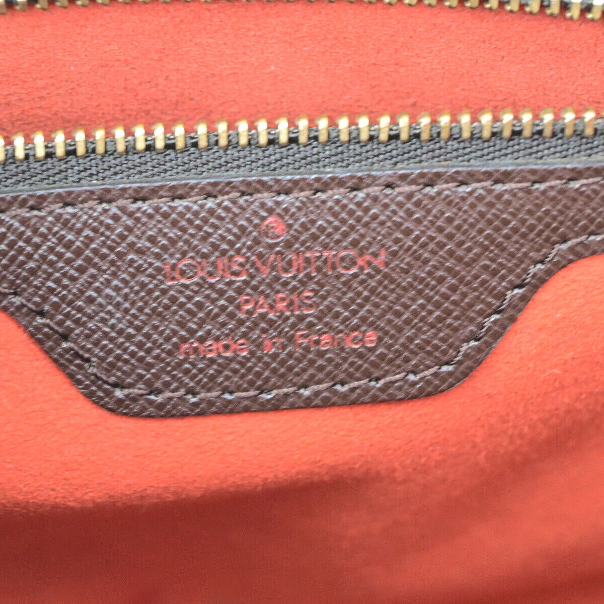 LOUIS VUITTON Brera Hand Bag Damier Ebene Leather Brown France N51150 16YE921
