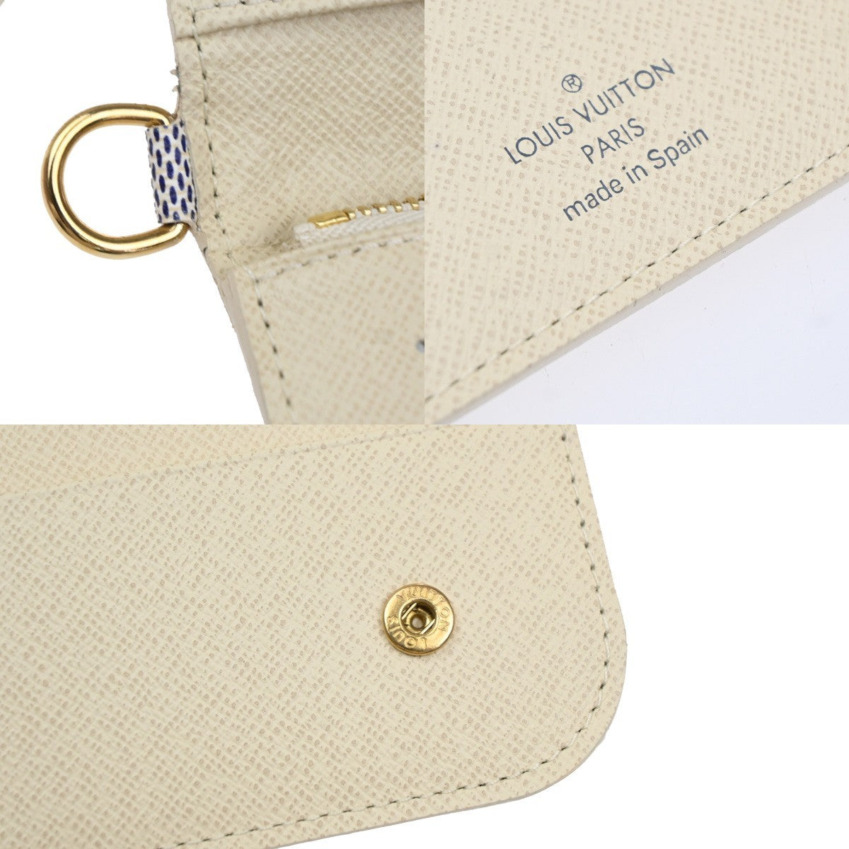 LOUIS VUITTON Portefeuille Insolite Wallet Damier Azur Leather WE N63072 77MA576