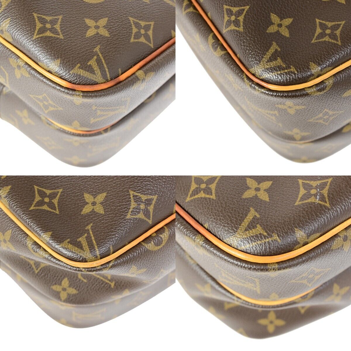 LOUIS VUITTON Reporter PM Crossbody Shoulder Bag Monogram Leather M45254 18EB388