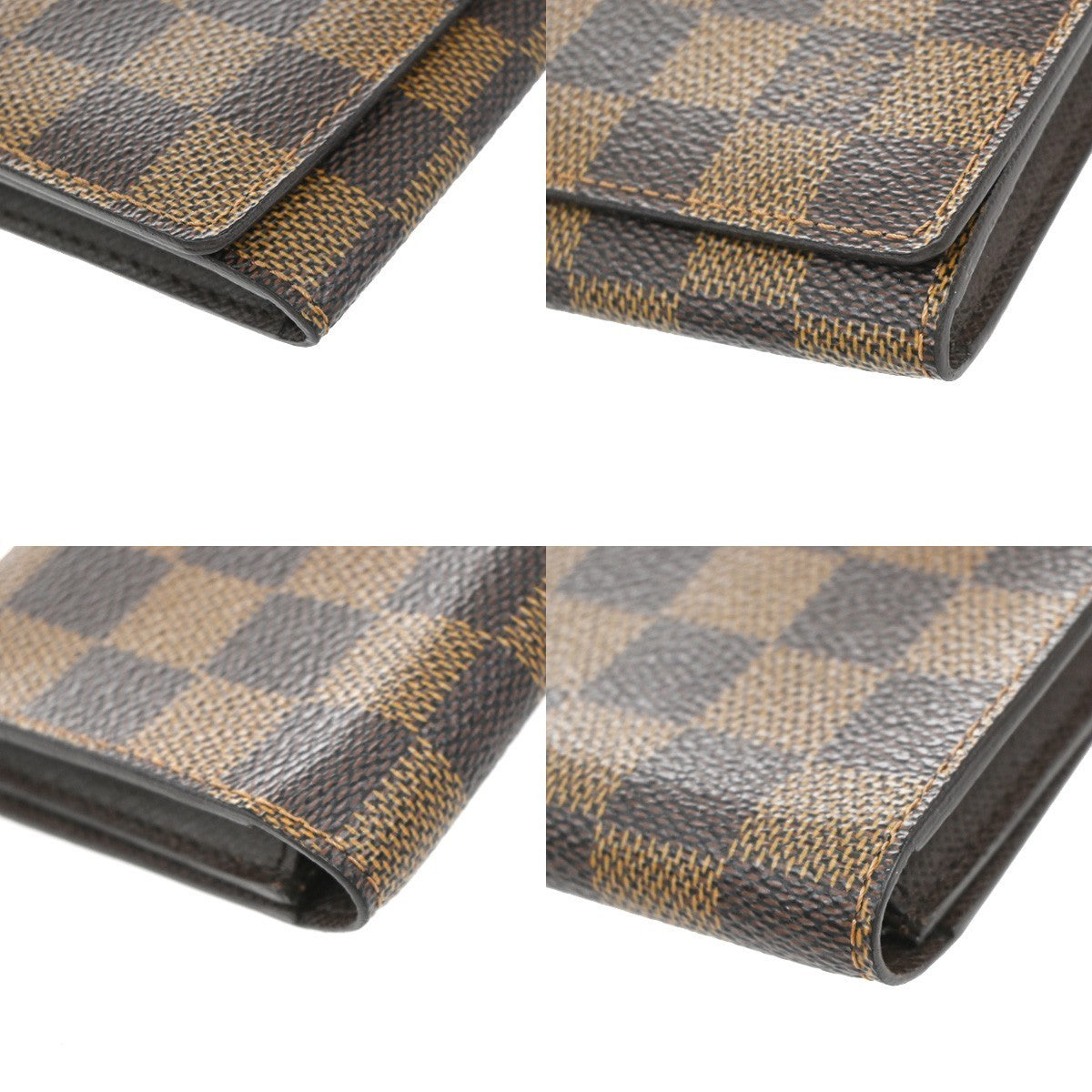 LOUIS VUITTON Carte De Vistie card Case Damier Ebene Leather BN N62920 69KP023