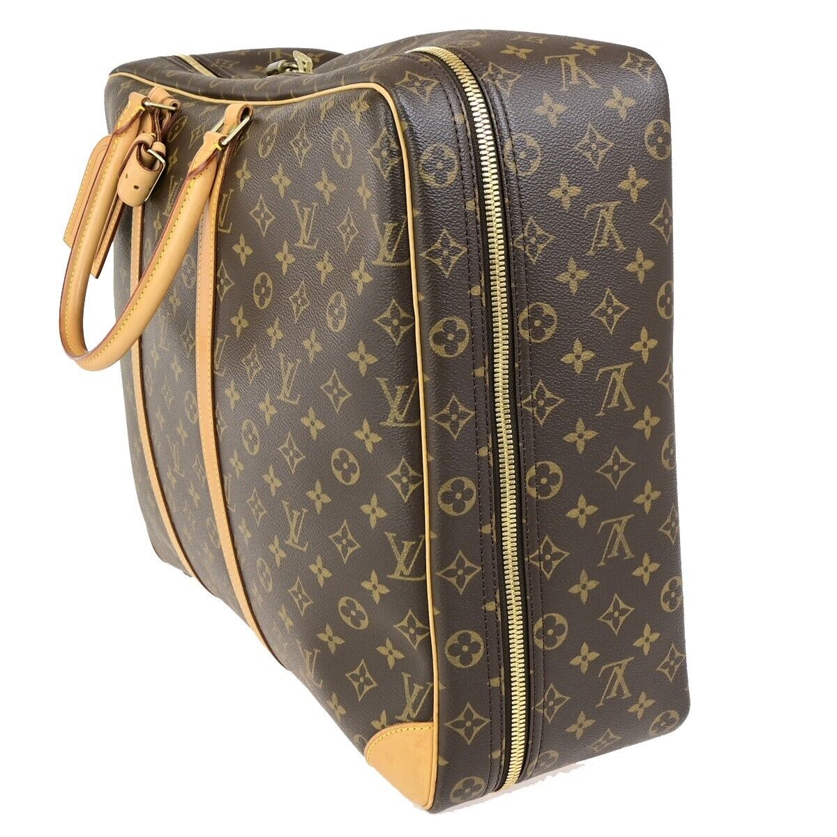 LOUIS VUITTON Sirius 50 Travel Hand Bag Monogram Leather Brown M41406 12RF197
