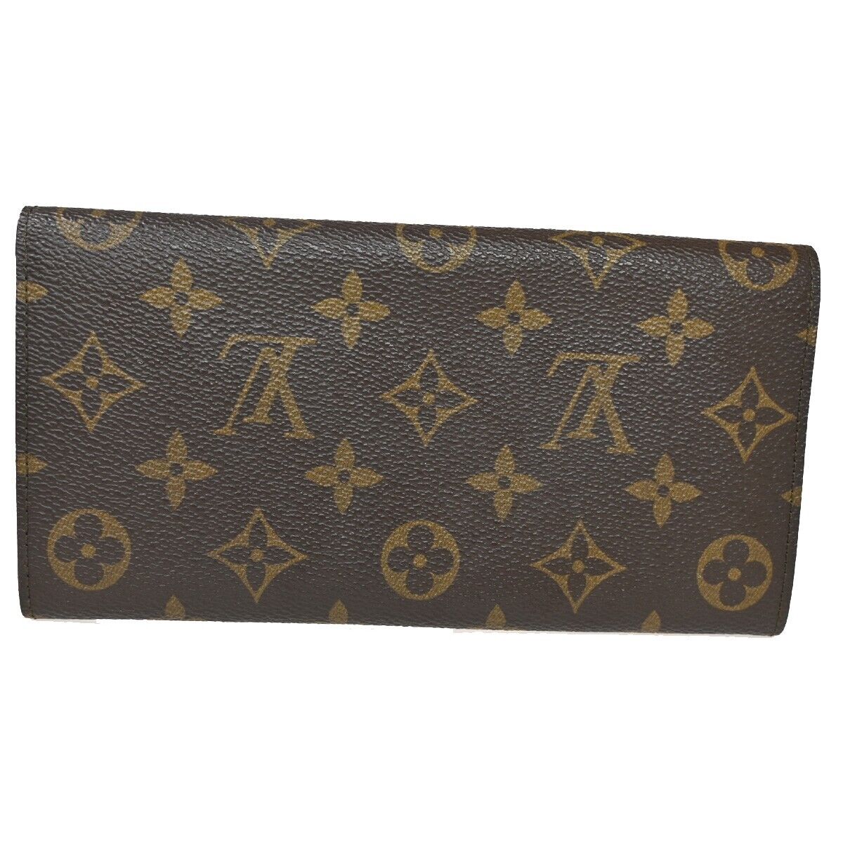 LOUIS VUITTON Porte Monnaie Credit Long Bifold Wallet Monogram M61724 64RJ270
