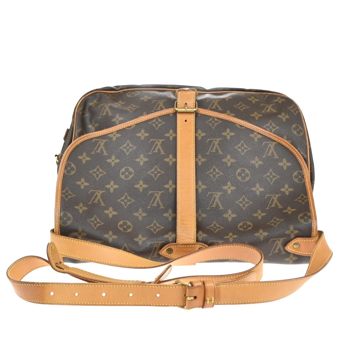 LOUIS VUITTON Saumur 35 Shoulder Bag Monogram Leather BN France M42254 16CA798