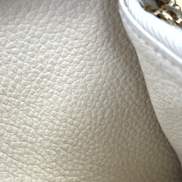 LOUIS VUITTON Secret Long Wallet Monogram Empreinte White M93437 77MA577