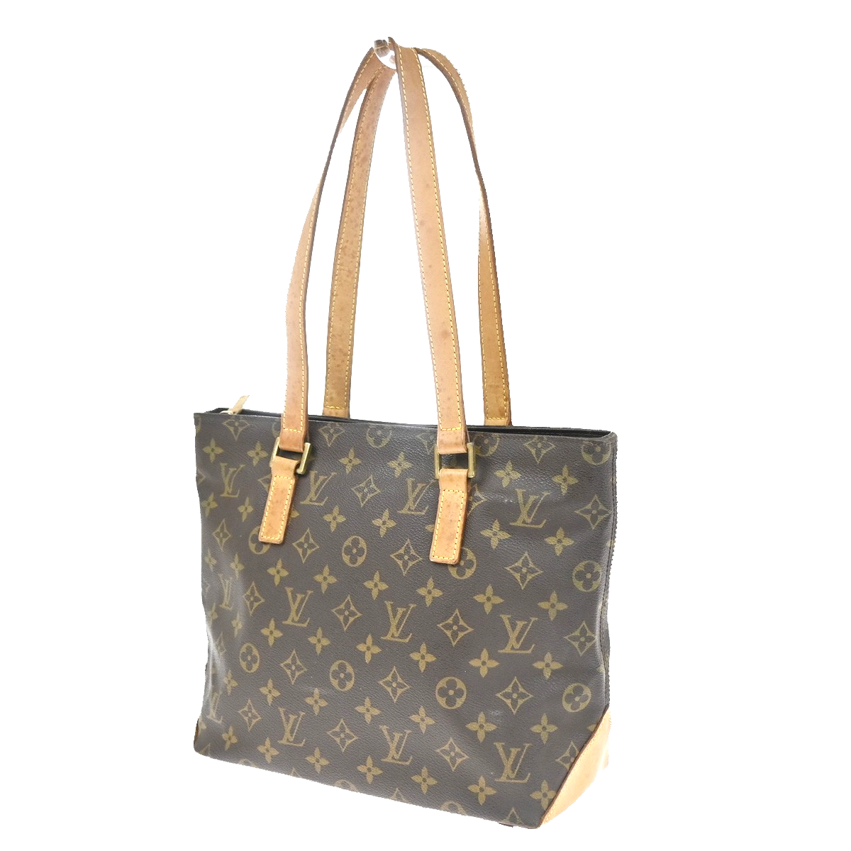 LOUIS VUITTON Cabas Piano Shoulder Bag Monogram Leather Brown M51148 73CA799