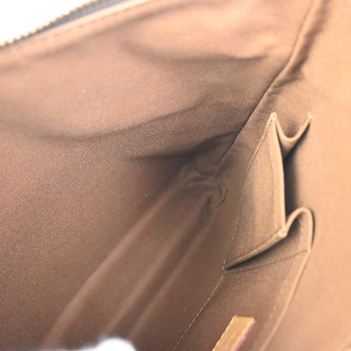 LOUIS VUITTON Odeon PM Shoulder Bag Monogram Leather Brown Spain M56390 27MA389