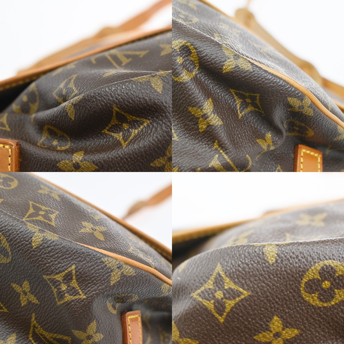 LOUIS VUITTON Saumur 35 Shoulder Bag Monogram Leather BN France M42254 15KC498