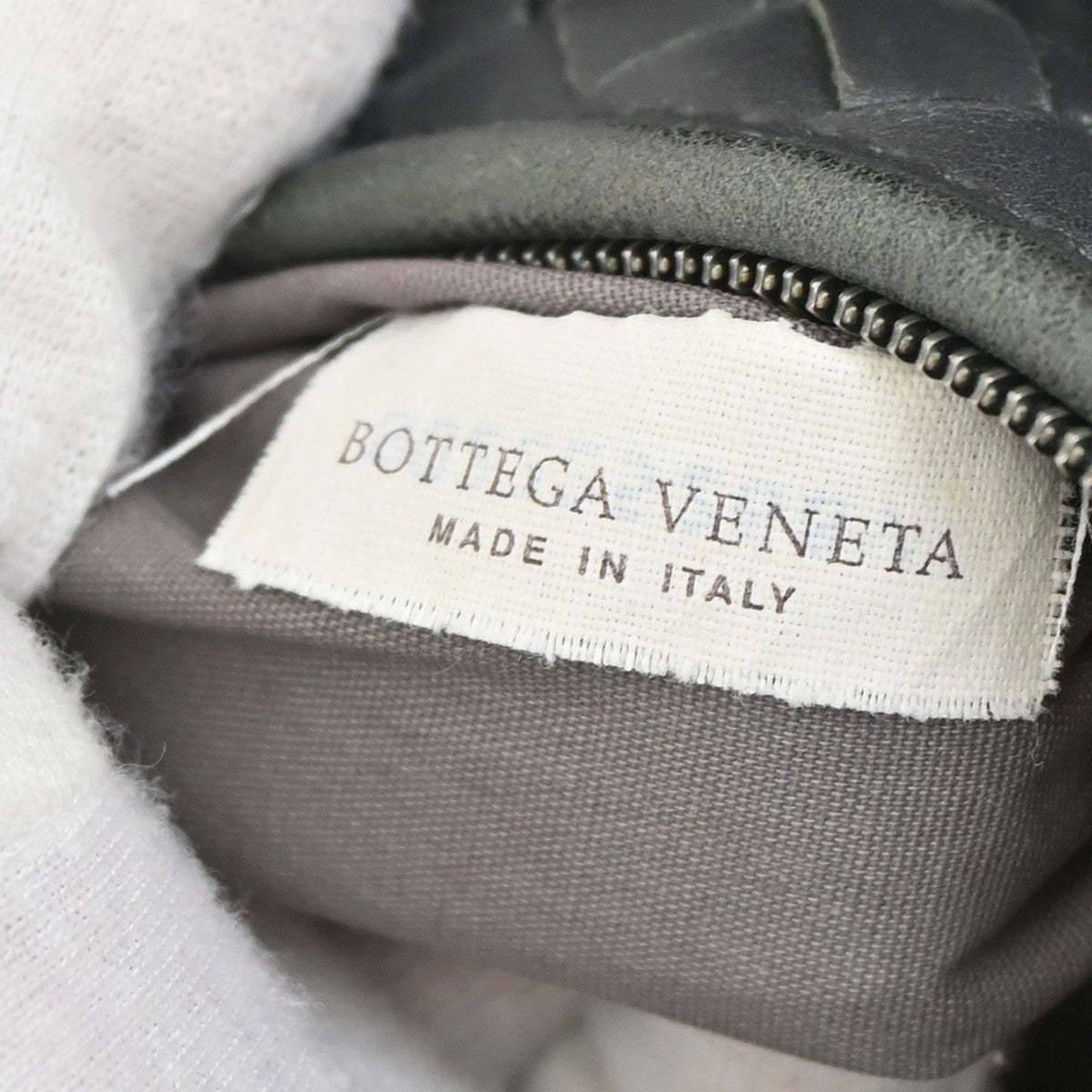 BOTTEGA VENETA Intrecciato Hand Bag Business Bag Leather Gray Italy 31KA816