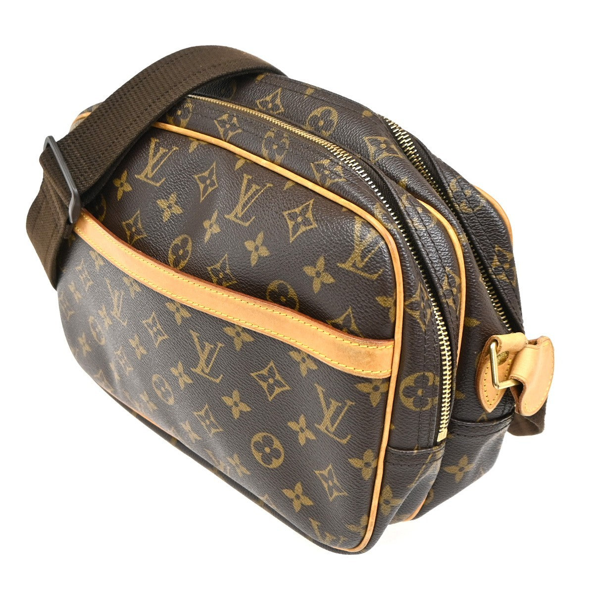 LOUIS VUITTON Reporter Crossbody Shoulder Bag Monogram Leather BN M45254 13TA495