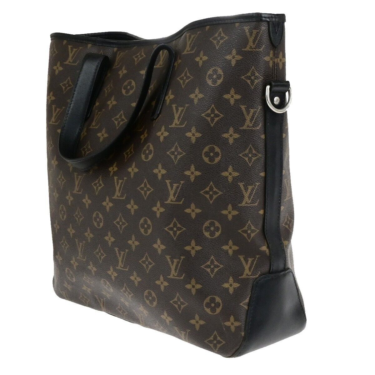LOUIS VUITTON Davis Hand Bag Monogram Macassar Leather Brown BK M56708 73SJ626