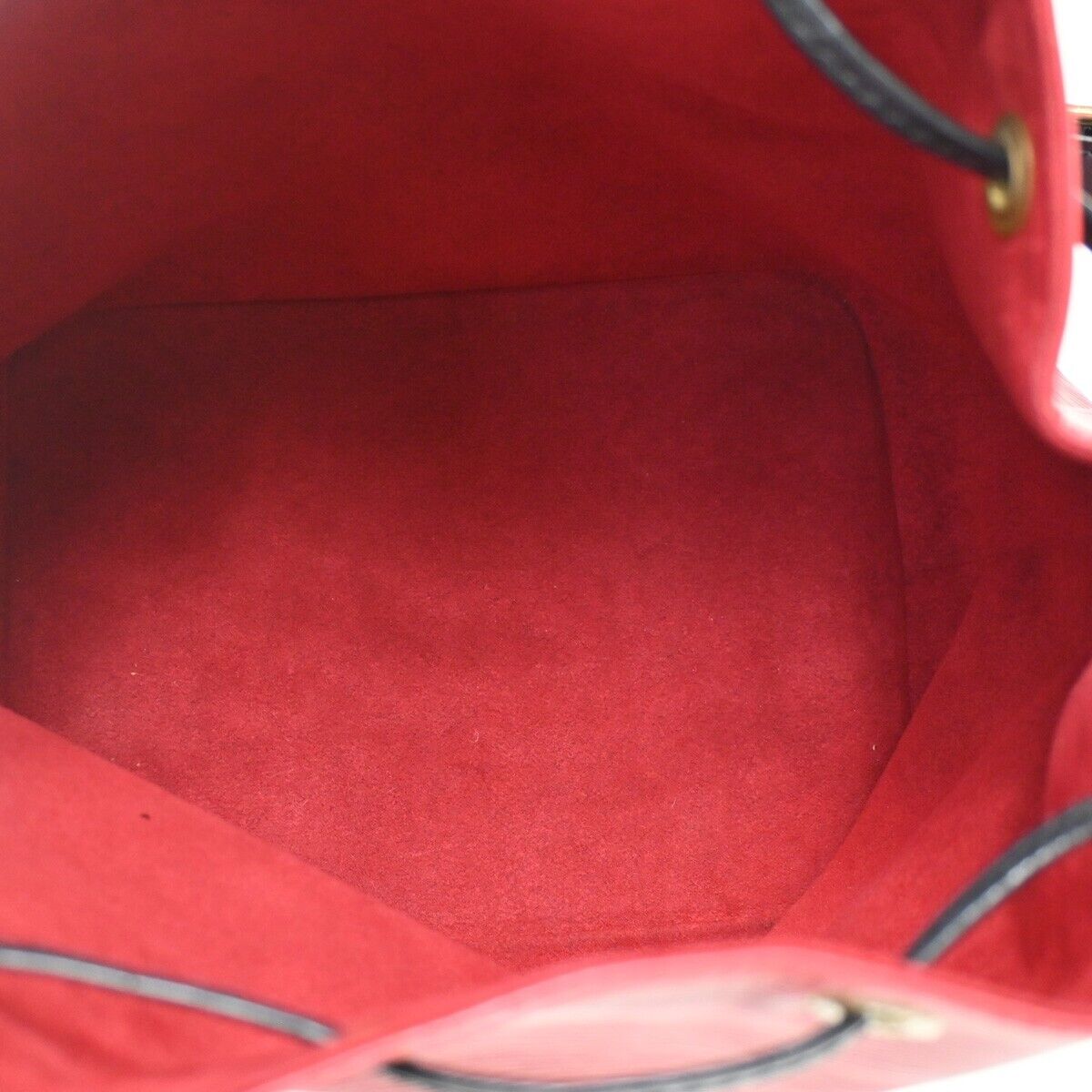 LOUIS VUITTON Bicolor Petit Noe Drawstring Shoulder Bag Epi RD BK M44172 34YD224