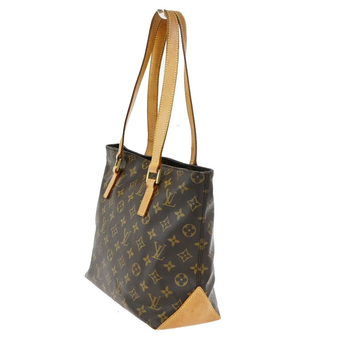 LOUIS VUITTON Cabas Piano Shoulder Bag Monogram Leather Brown M51148 97YJ064