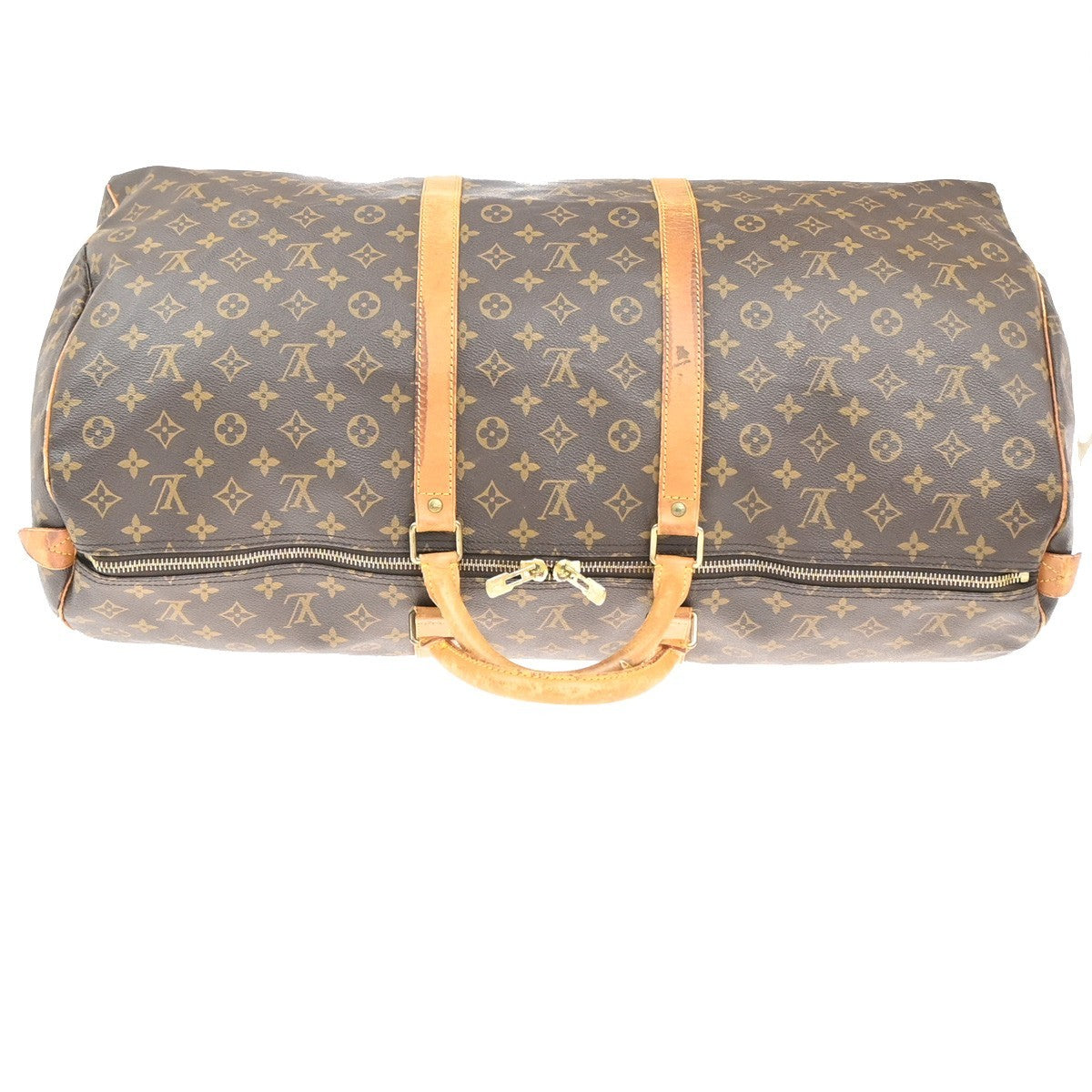 LOUIS VUITTON Keepall 60 Travel Hand Bag Monogram Leather Brown M41422 70YH864