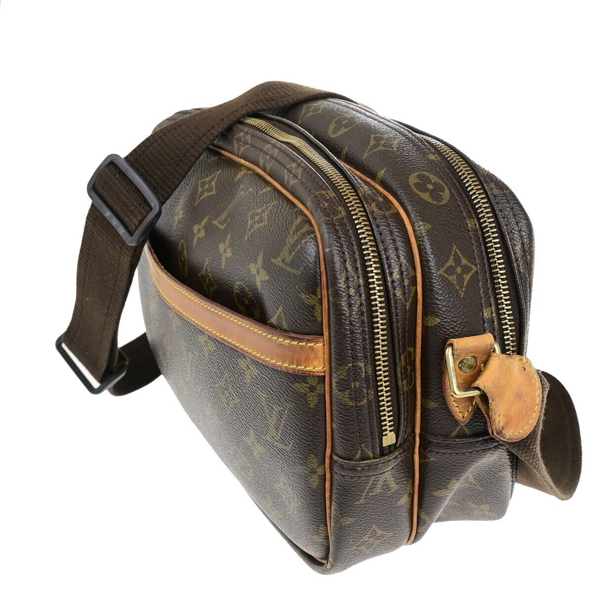 LOUIS VUITTON Reporter PM Crossbody Shoulder Bag Monogram Leather M45254 32HC088