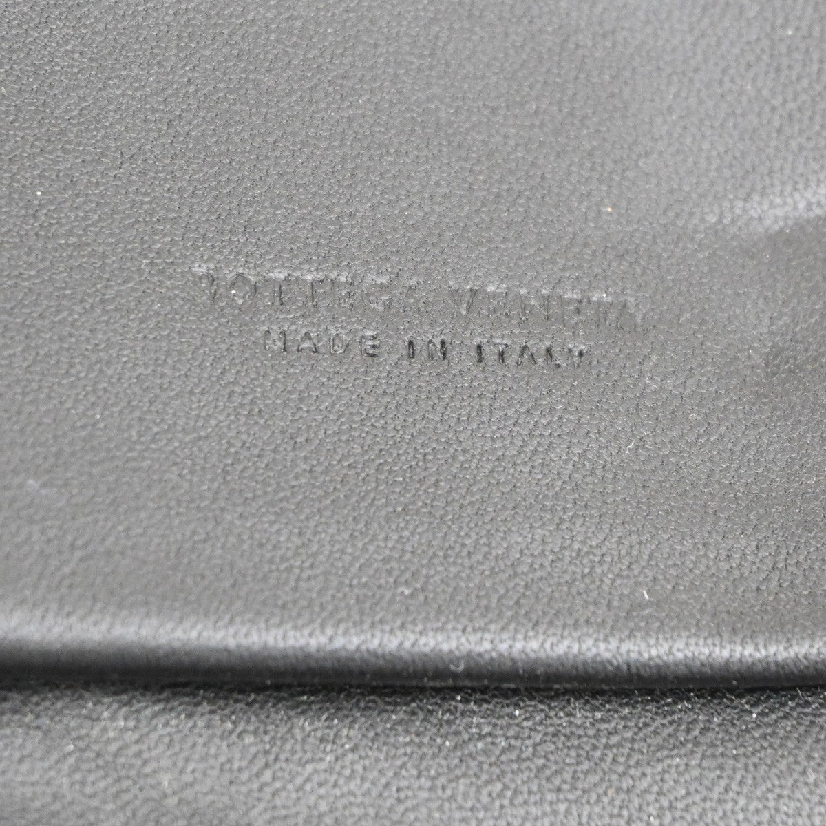 BOTTEGA VENETA Intrecciato Long Zipper Around Wallet Leather Black 67KB774