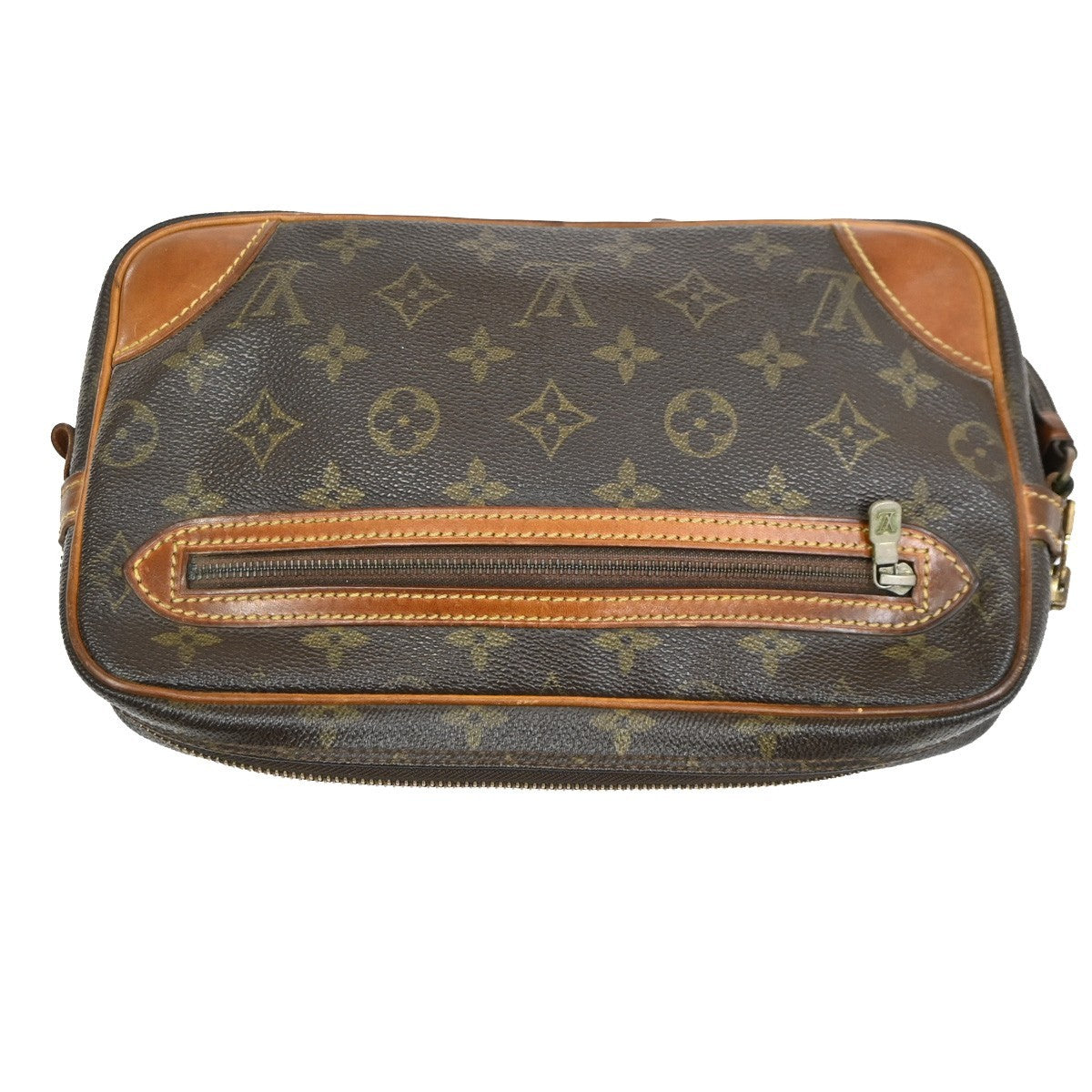 LOUIS VUITTON Marly Dragonne GM Clutch Hand Bag Monogram Brown M51825  67TA280