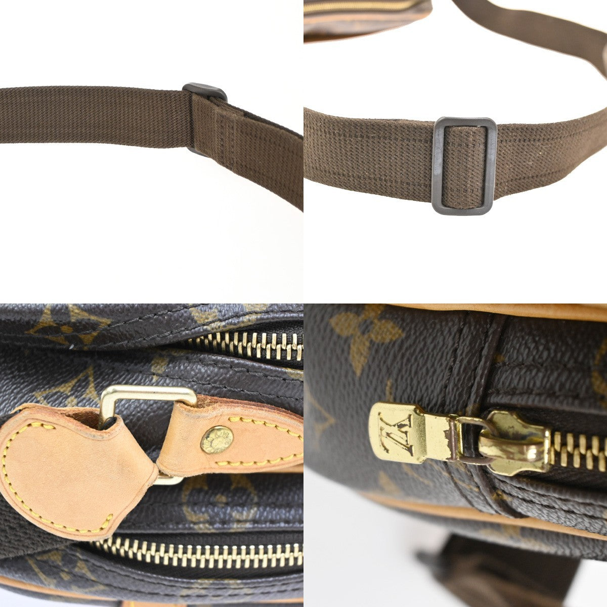 LOUIS VUITTON Reporter Crossbody Shoulder Bag Monogram Leather BN M45254 13TA495