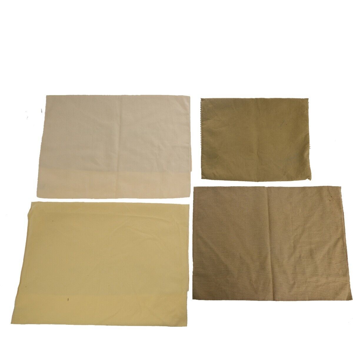 LOUIS VUITTON Logo 10 Set Dust Bag Drawstring Canvas Cotton Beige Brown 08SJ059