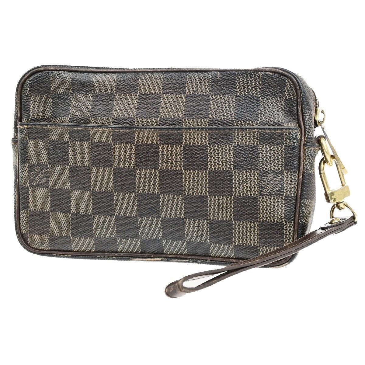 LOUIS VUITTON  Pochette Bier Macau Clutch Bag Damier  Leather BN N61739 63EC933