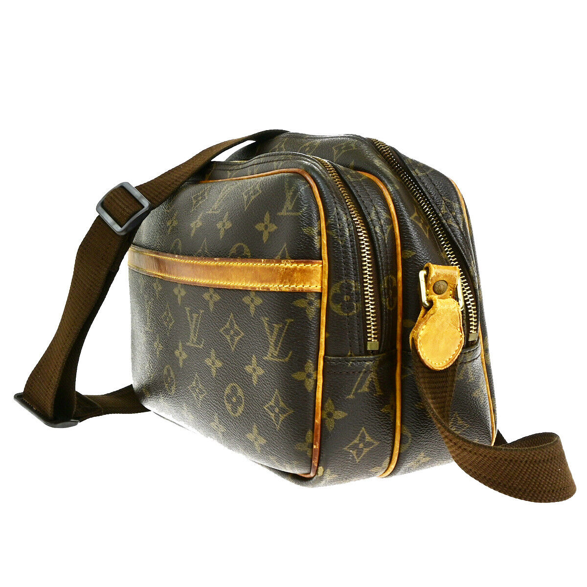 LOUIS VUITTON Reporter PM Crossbody Shoulder Bag Monogram Leather M45254 30YE574
