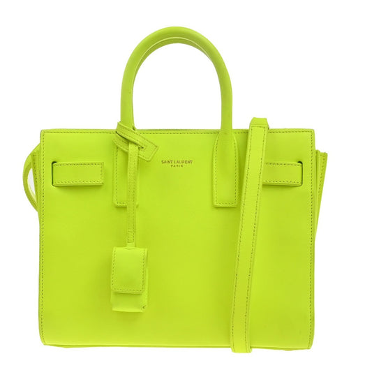 SAINT LAURENT Classic Nano Sac de Jour 2way Shoulder Hand Bag Leather YW 19MA481