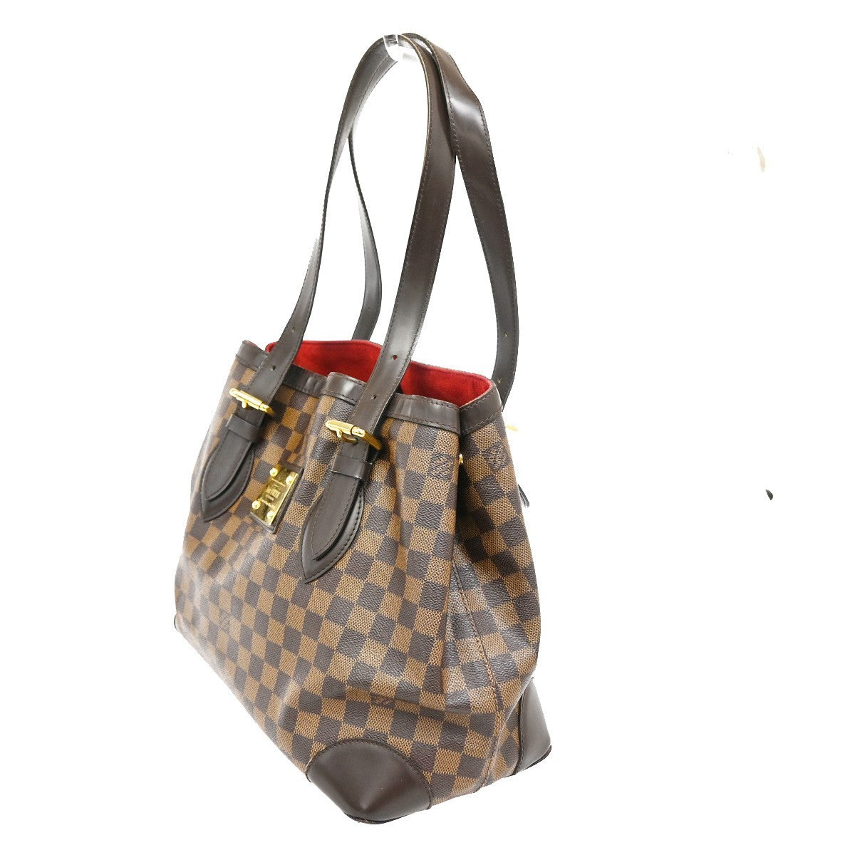 LOUIS VUITLOUIS VUITTON Hampstead MM Shoulder Bag Damier Leather N51204 86KB588