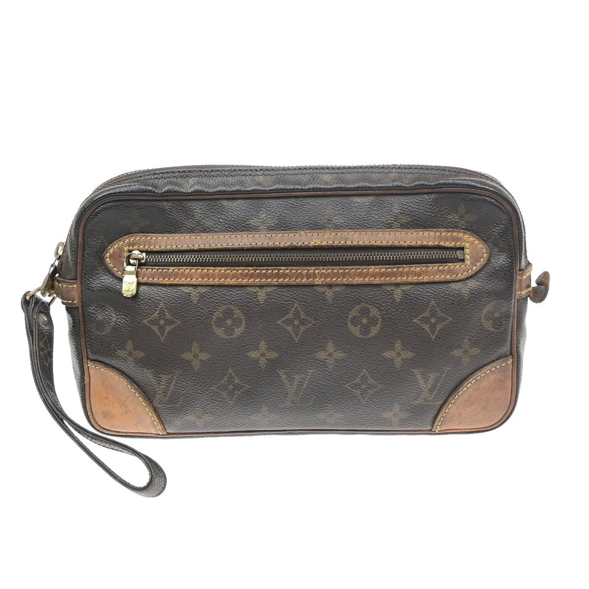 LOUIS VUITTON Marly Dragonne GM Clutch Hand Bag Monogram Brown M51825  07SA170