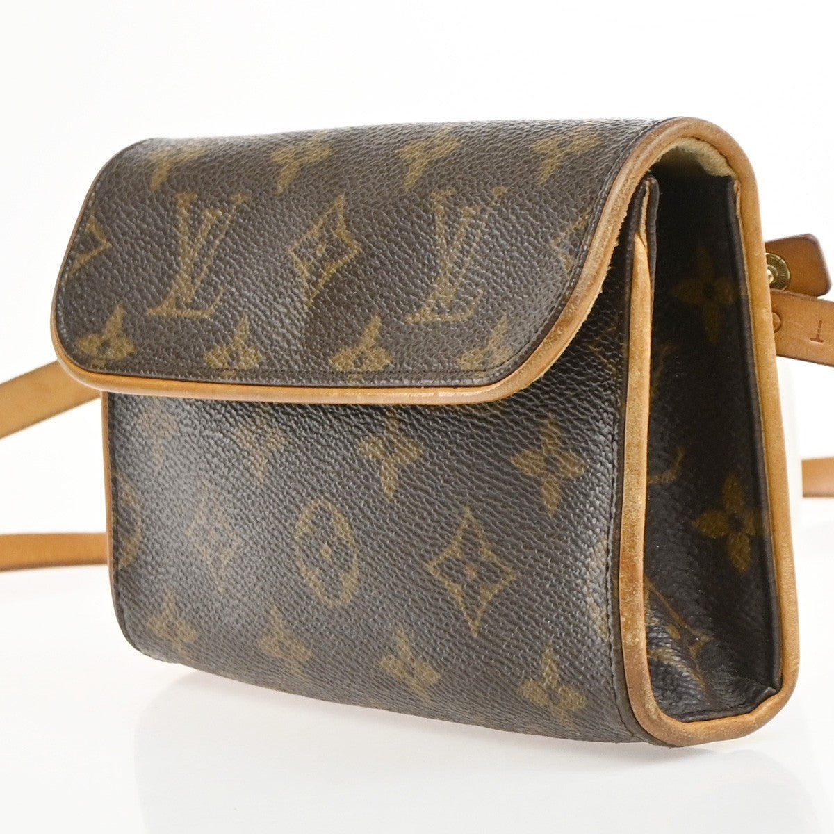 LOUIS VUITTON Pochette Florentine S Bum Bag Monogram Leather BN M51855 32CA949