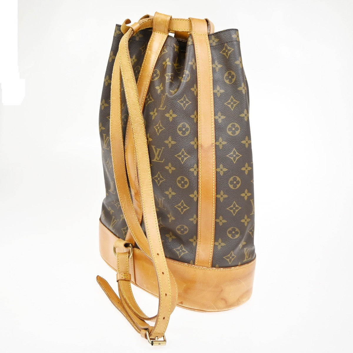 LOUIS VUITTON LV Randonnee GM Shoulder Bag Monogram Leather Brown M42244 85KC610