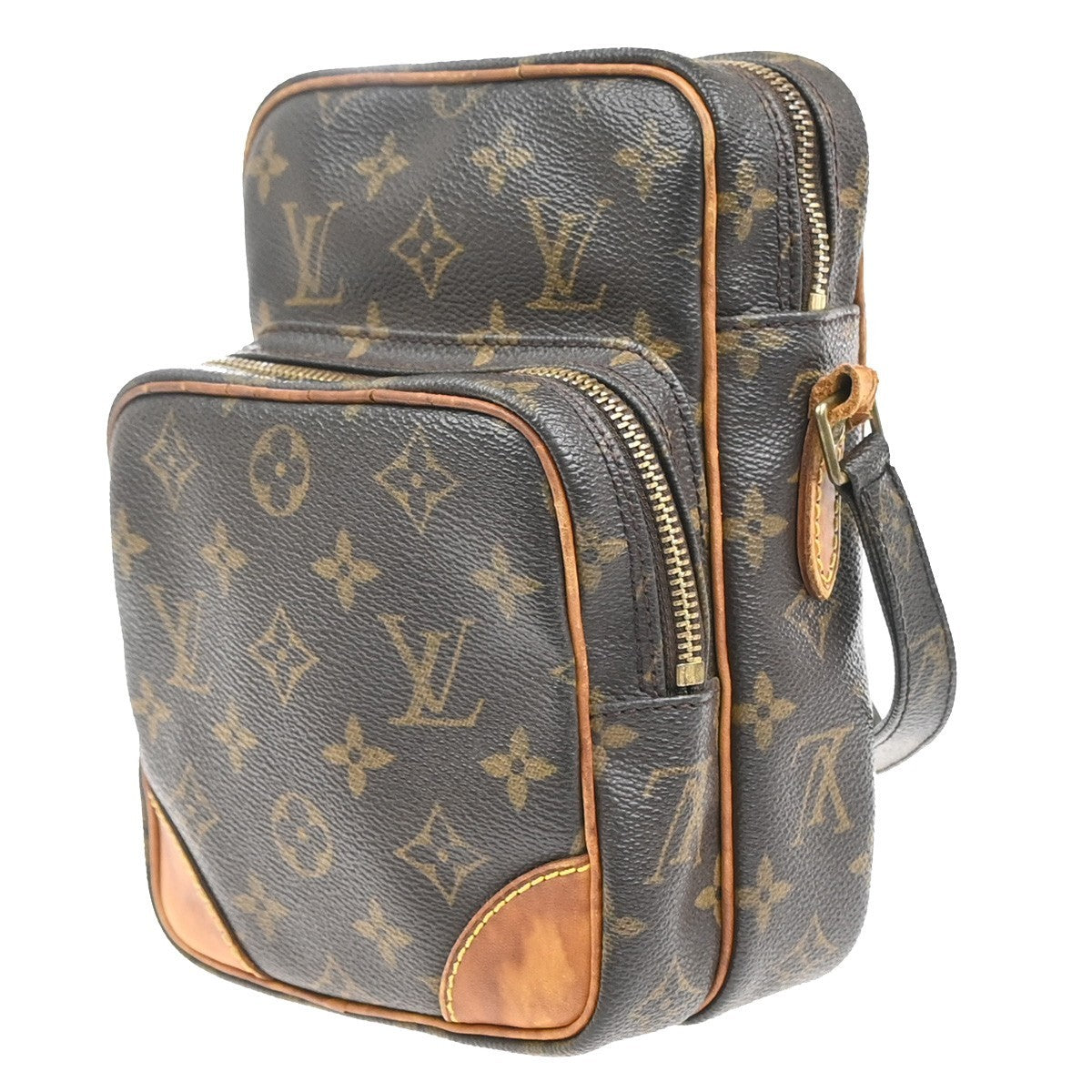 LOUIS VUITTON Amazon Crossbody Shoulder Bag Monogram Leather BN M45236 65KD039