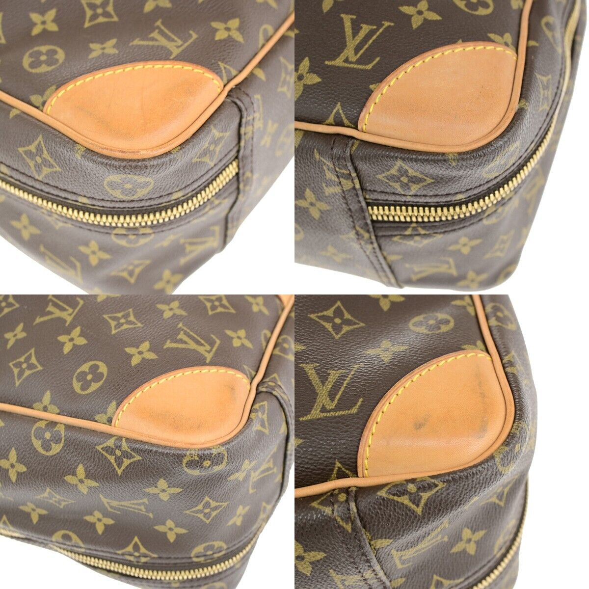 LOUIS VUITTON Sirius 45 Travel Hand Bag Monogram Leather Brown M41408 78YG609