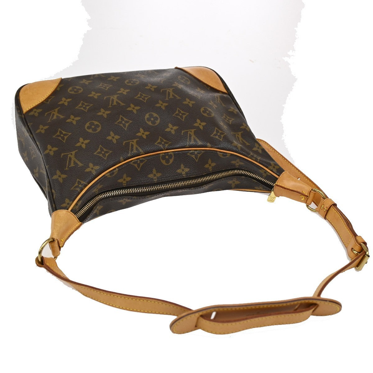 LOUIS VUITTON Boulogne 30 Shoulder Bag Monogram Leather Brown M51265 79DA177