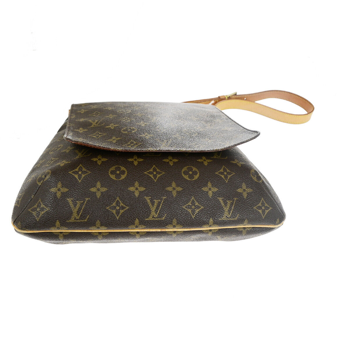 LOUIS VUITTON Musette Shoulder Bag Monogram Leather Brown France M51256 35YG516