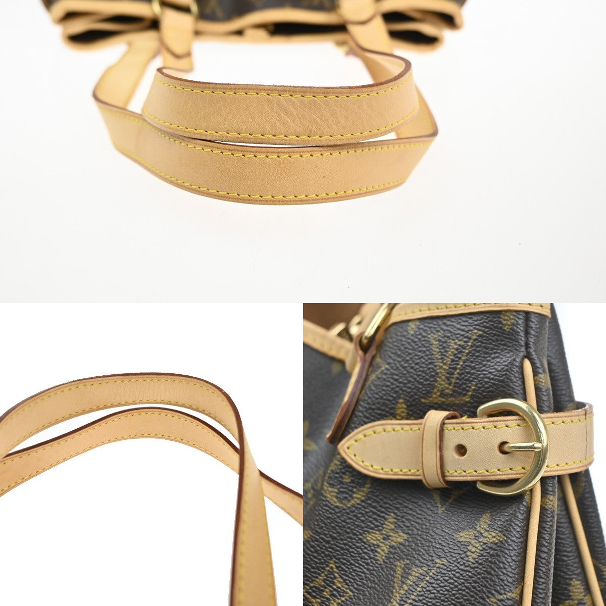 LOUIS VUITTON Batignolles Vertical Shoulder Bag Monogram Brown M51153 93KC656