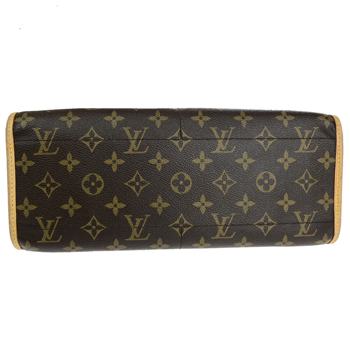 LOUIS VUITTON Popincourt Haut Shoulder Bag Monogram Leather Brown M40007 12SJ212