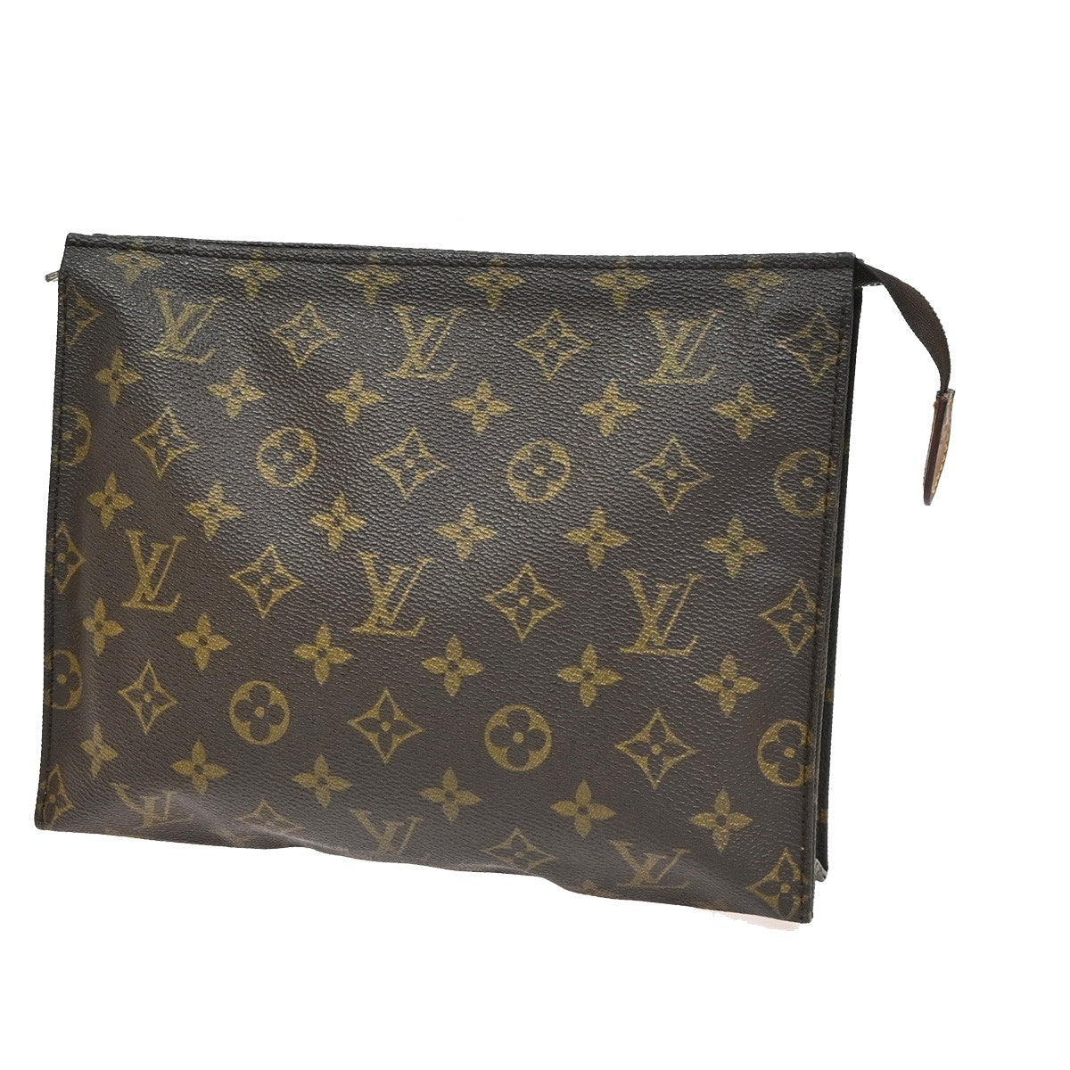 LOUIS VUITTON Poche Toilette 26 Clutch Pouch Bag Monogram Leather M47542 09YJ180