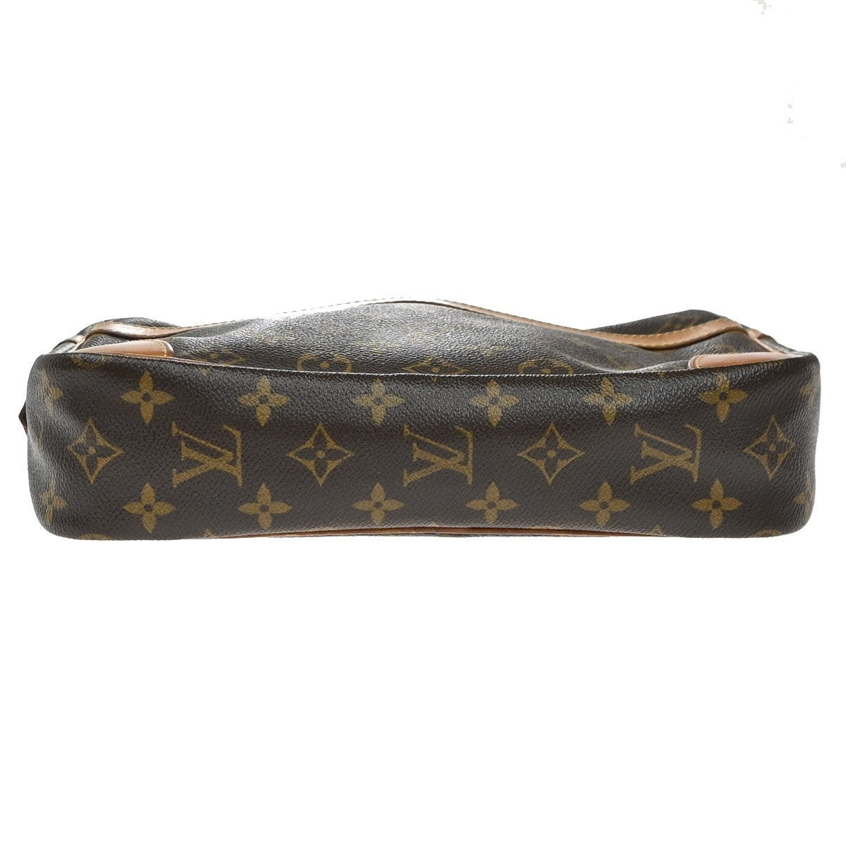 LOUIS VUITTON Compiegne 28 Clutch Bag Monogram Leather Brown GHW M51845 65KP317
