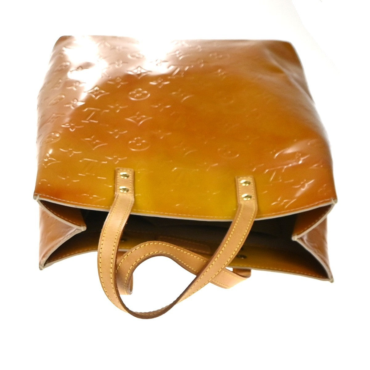 LOUIS VUITTON Read MM Hand Bag Monogram Vernis Patent Leather YW M91141 62KC785