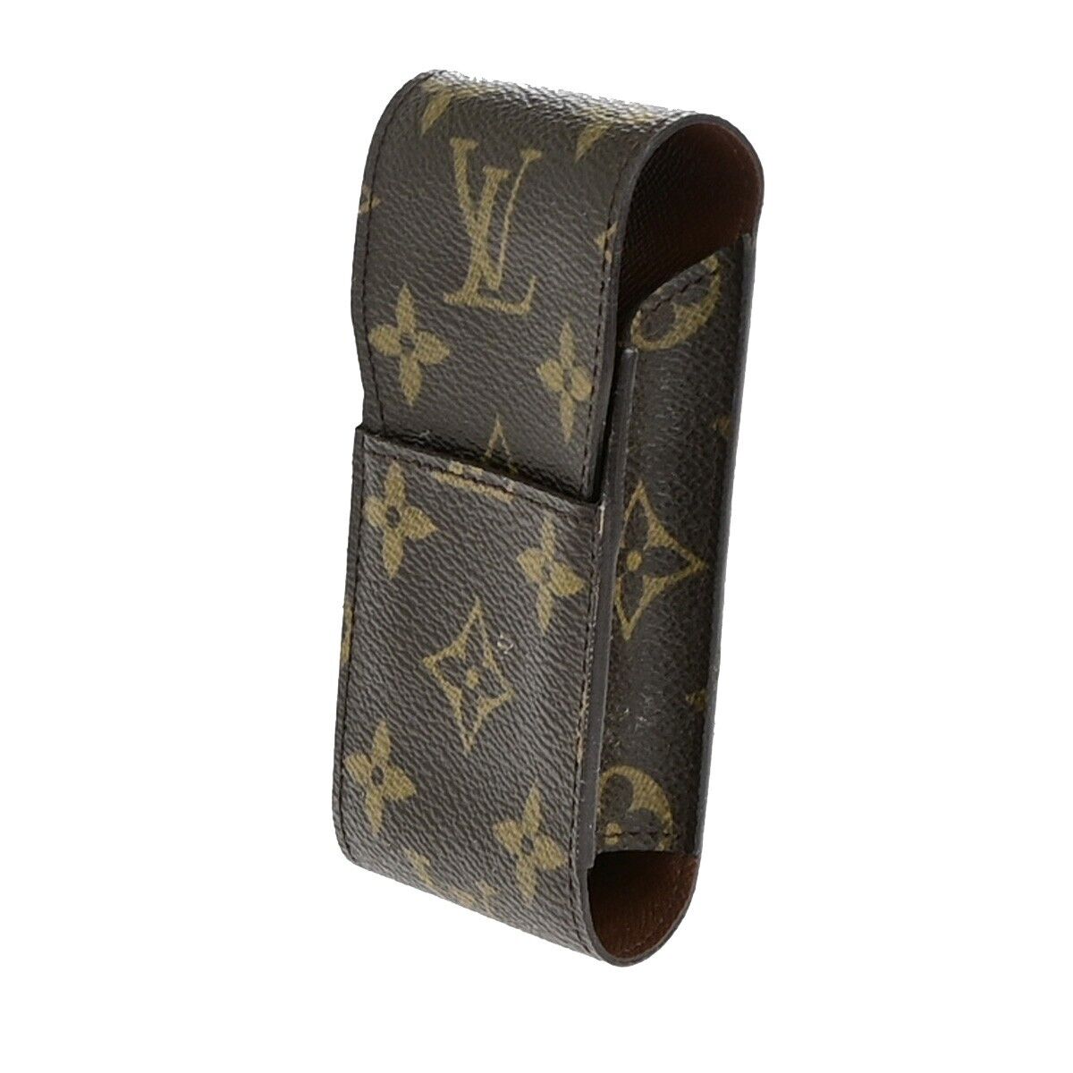 LOUIS VUITTON Etui Cigarette Case Monogram Leather Brown M63024 08ED303