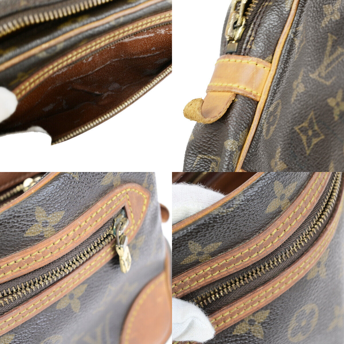 LOUIS VUITTON Marly Dragonne GM Clutch Hand Bag Monogram Brown M51825 66YG507