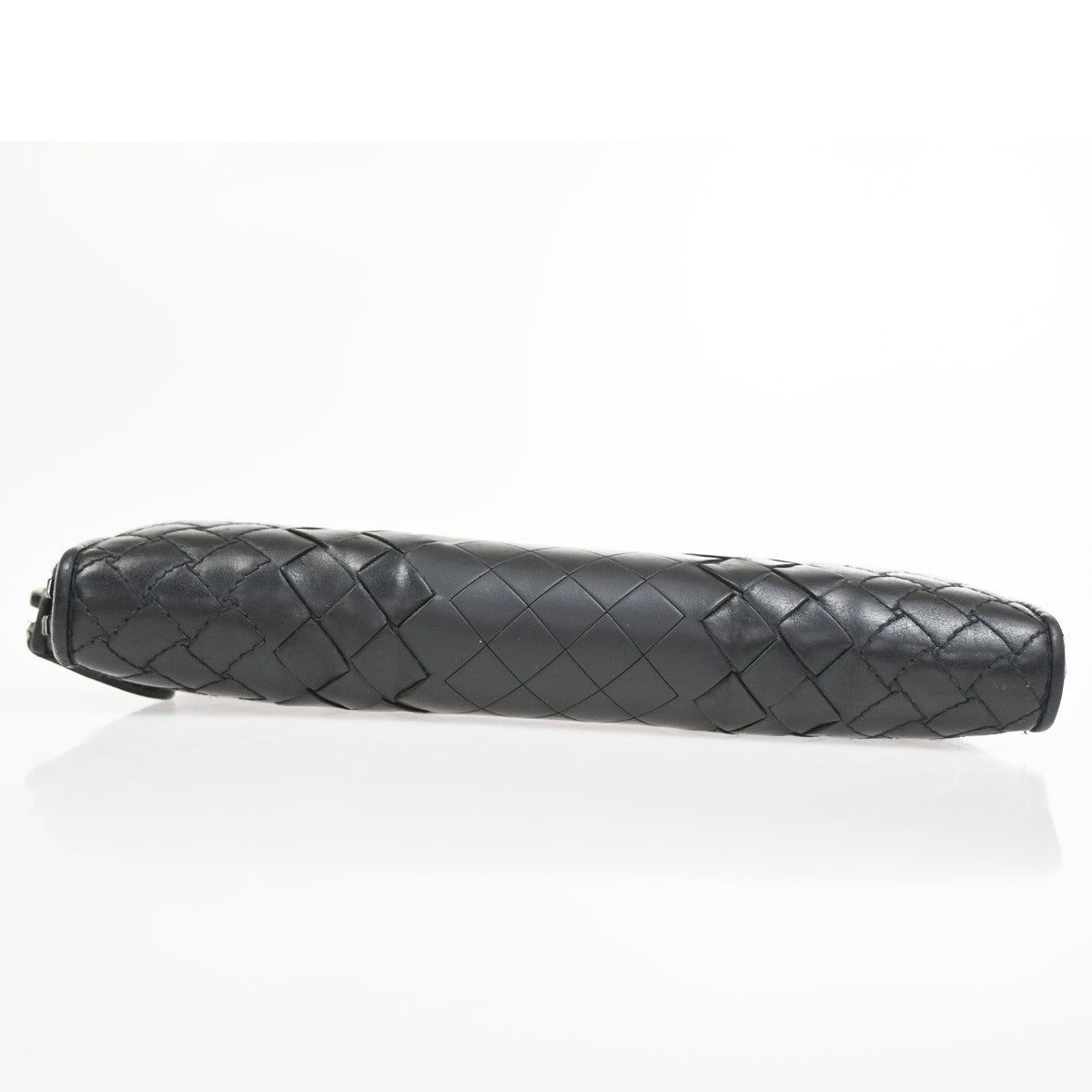 BOTTEGA VENETA Intrecciato Zipper Long Wallet Leather Brown Italy 65KD095