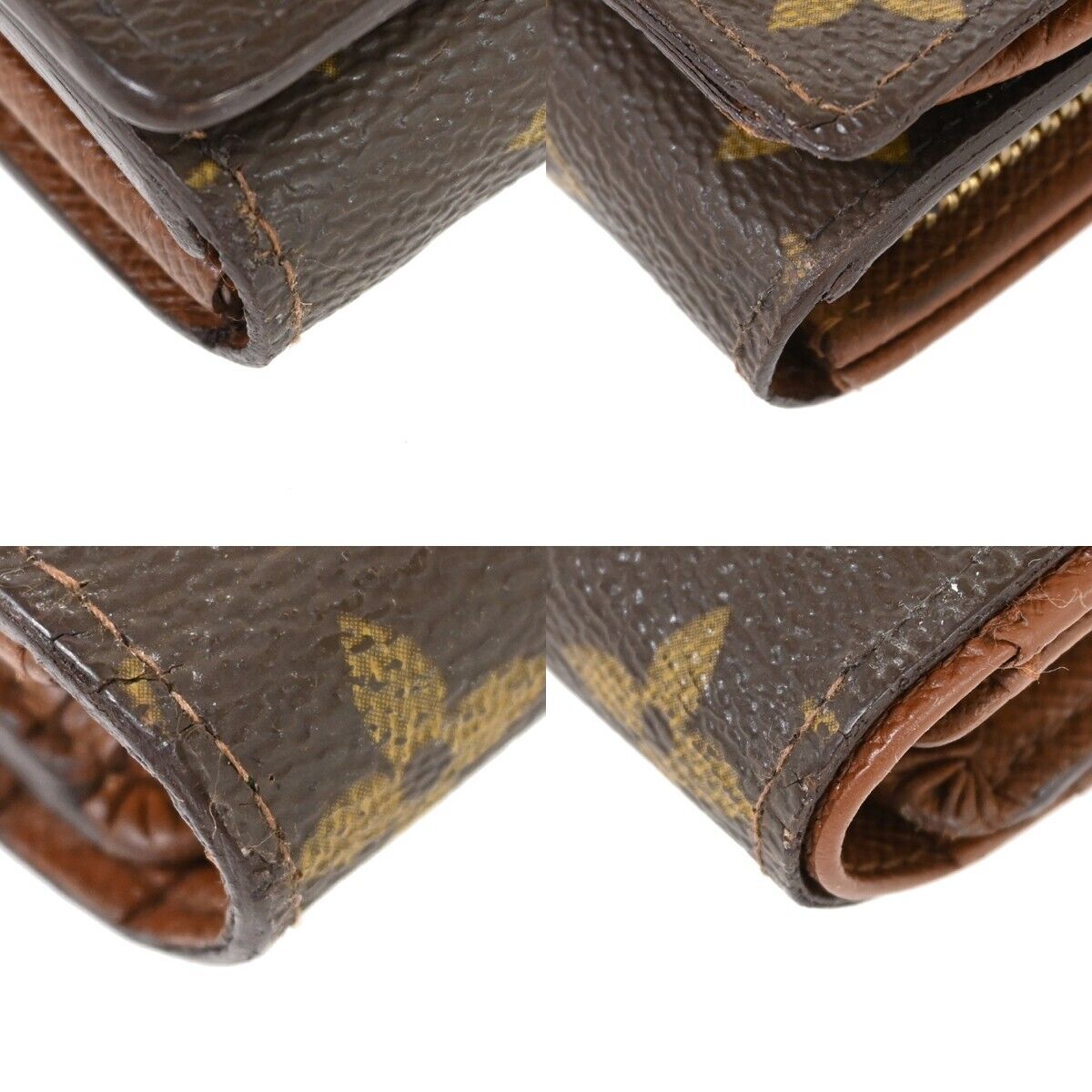 LOUIS VUITTON Portefeuille Tresor Bifold Wallet Monogram Brown M61736 65HB365