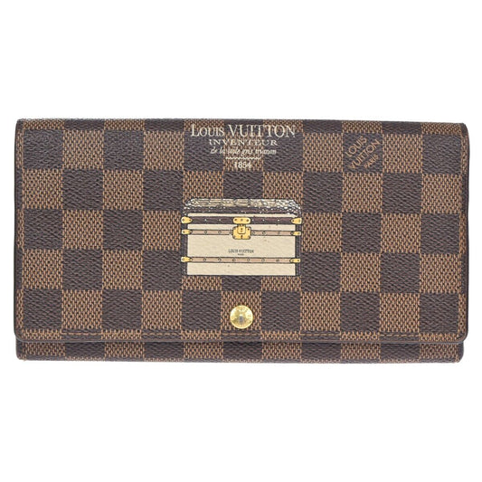 LOUIS VUITTON Portefeuille Sarah Long Bifold Wallet Damier Trunk N63179 33DA071