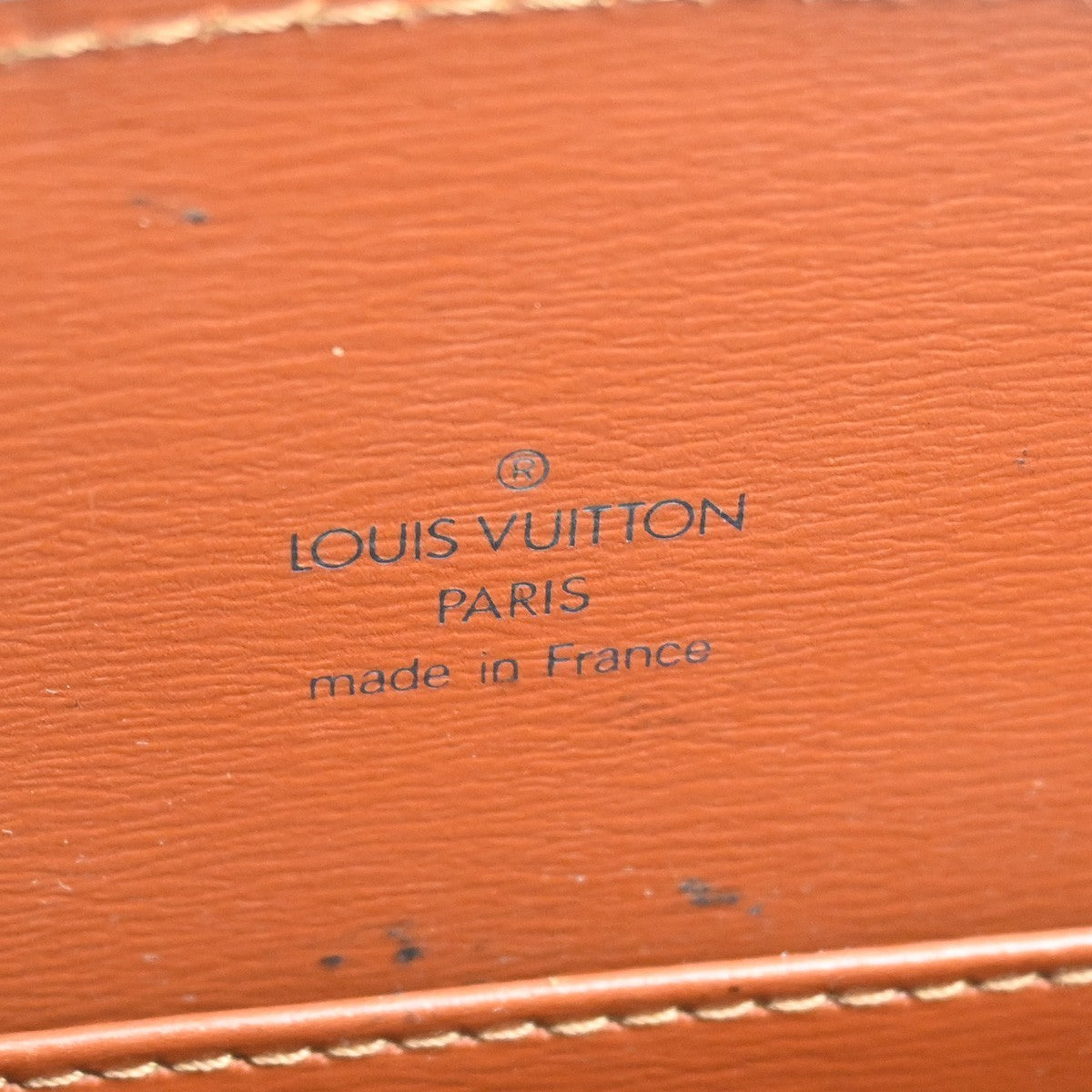 LOUIS VUITTON LV Capucines Shoulder Bag Epi Leather Brown France M52347 34CA462