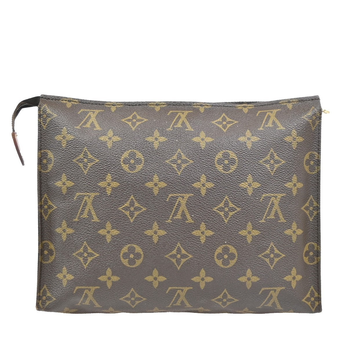 LOUIS VUITTON Poche Toilette 26 Clutch Pouch Bag Monogram Leather M47542 66PA138